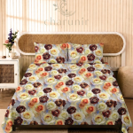 Charunir Exclusive Digital Collection Super King Size Satin Soft Cotton Bedsheet
