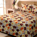 Charunir Exclusive Digital Collection Super King Size Satin Soft Cotton Bedsheet