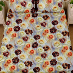 Charunir Exclusive Digital Collection Super King Size Satin Soft Cotton Bedsheet
