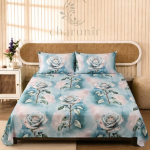 Charunir Exclusive Digital Collection Super King Size Satin Soft Cotton Bedsheet
