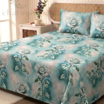 Charunir Exclusive Digital Collection Super King Size Satin Soft Cotton Bedsheet