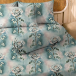 Charunir Exclusive Digital Collection Super King Size Satin Soft Cotton Bedsheet