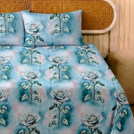 Charunir Exclusive Digital Collection Super King Size Satin Soft Cotton Bedsheet