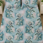 Charunir Exclusive Digital Collection Super King Size Satin Soft Cotton Bedsheet