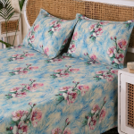 Charunir Exclusive Digital Collection Super King Size Satin Soft Cotton Bedsheet