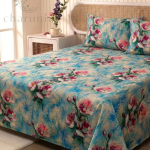 Charunir Exclusive Digital Collection Super King Size Satin Soft Cotton Bedsheet