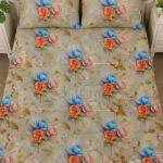 Charunir Exclusive Digital Collection Super King Size Satin Soft Cotton Bedsheet