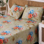 Charunir Exclusive Digital Collection Super King Size Satin Soft Cotton Bedsheet