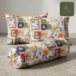 Charunir Pure Cotton Soft Fabric King Size Bedsheet | Luxury Floral Print Export Quality