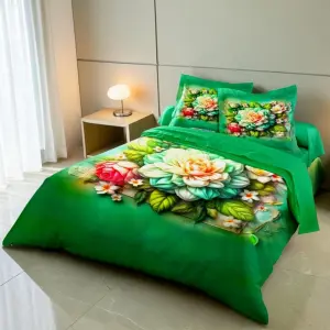 Charunir China Luxury Panel Soft Cotton King Size Bedsheet Set