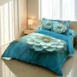 Charunir China Luxury Panel Soft Cotton King Size Bedsheet Set