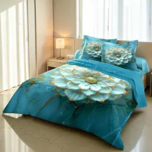 Charunir China Luxury Panel Soft Cotton King Size Bedsheet Set
