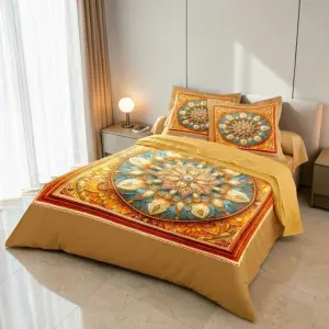 Charunir China Luxury Panel Soft Cotton King Size Bedsheet Set